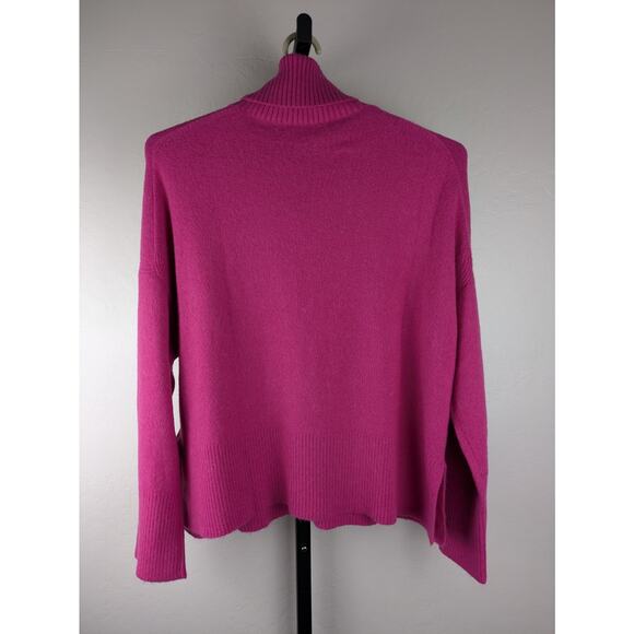 J. Crew Supersoft size Large Pullover Long Sleeve Sweater Pink Wool Blend - Picture 2 of 7